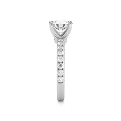 2 1/2 CT. EverBright Round Lab Created Diamond Engagement Ring