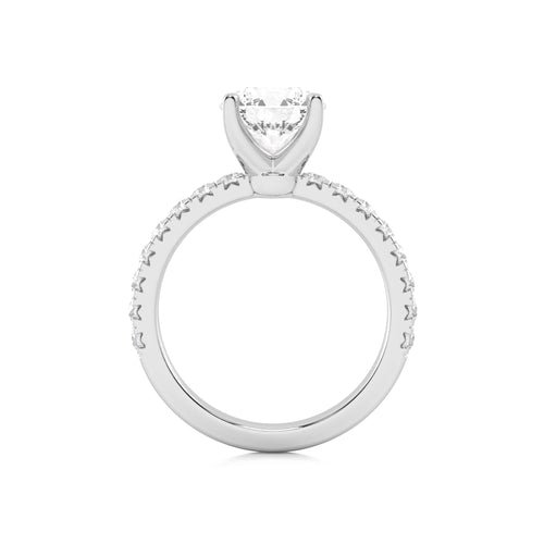 2 1/2 CT. EverBright Round Lab Created Diamond Engagement Ring