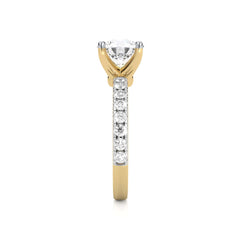 2 1/2 CT. EverBright Round Lab Created Diamond Engagement Ring
