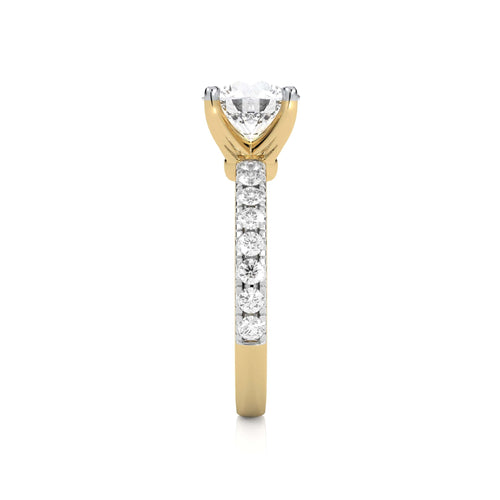 2 1/2 CT. EverBright Round Lab Created Diamond Engagement Ring