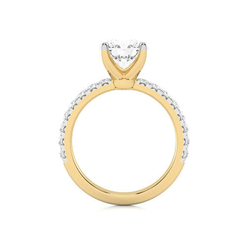 2 1/2 CT. EverBright Round Lab Created Diamond Engagement Ring