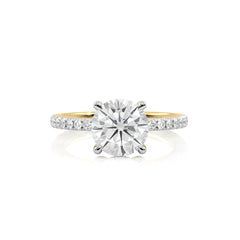 2 1/4 CT. Round Natural Diamond Engagement Ring