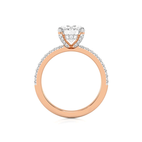 2 1/4 CT. Round Lab Created Diamond Engagement Ring