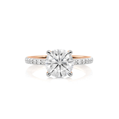 2 1/4 CT. Round Lab Created Diamond Engagement Ring