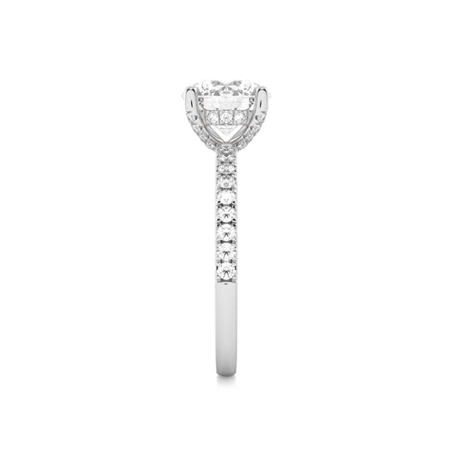2 1/4 CT. Round Lab Created Diamond Engagement Ring
