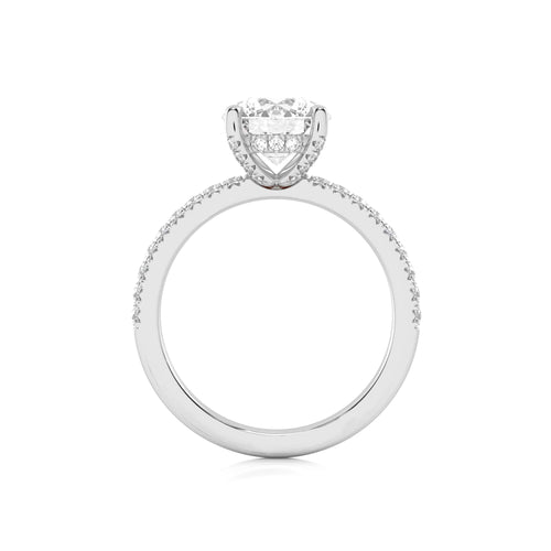 2 1/4 CT. Round Lab Created Diamond Engagement Ring