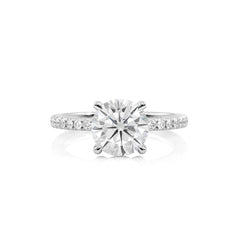 2 1/4 CT. Round Lab Created Diamond Engagement Ring