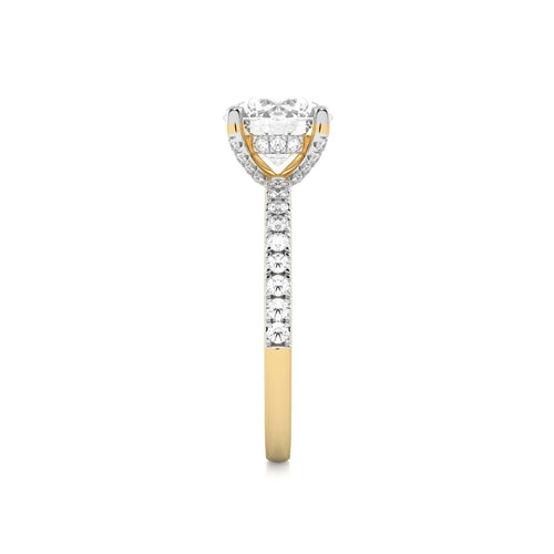 2 1/4 CT. Round Lab Created Diamond Engagement Ring