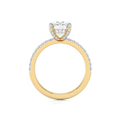 2 1/4 CT. Round Lab Created Diamond Engagement Ring