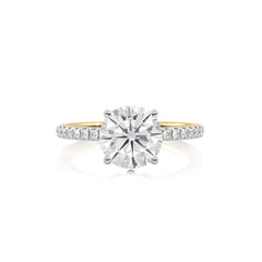2 1/4 CT. Round Lab Created Diamond Engagement Ring
