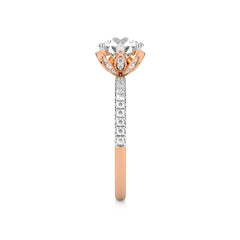 2 1/4 CT. Round Lab Created Diamond Engagement Ring