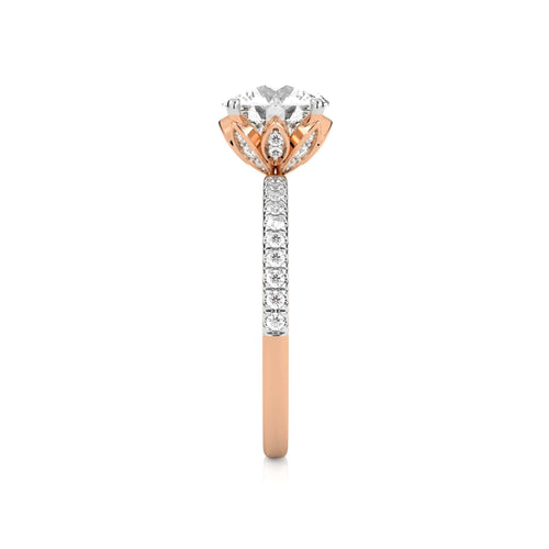 2 1/4 CT. Round Lab Created Diamond Engagement Ring