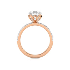2 1/4 CT. Round Lab Created Diamond Engagement Ring