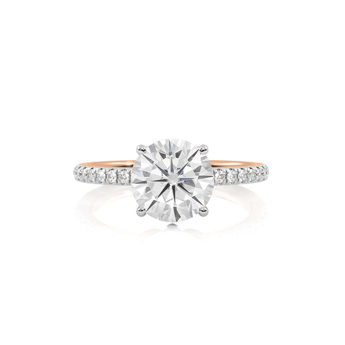 2 1/4 CT. Round Lab Created Diamond Engagement Ring