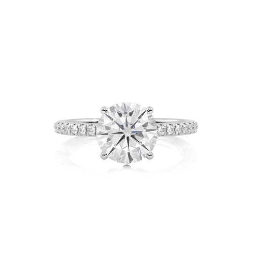 2 1/4 CT. Round Lab Created Diamond Engagement Ring
