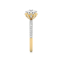 2 1/4 CT. Round Lab Created Diamond Engagement Ring