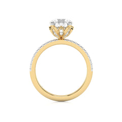 2 1/4 CT. Round Natural Diamond Engagement Ring