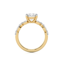 2 3/8 CT. Round and Marquise Lab Created Diamond Engagement Ring