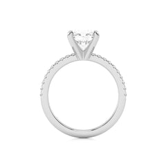 2 1/5 CT. Round Lab Created Diamond Engagement Ring