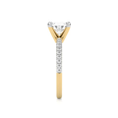 2 1/5 CT. Round Lab Created Diamond Engagement Ring