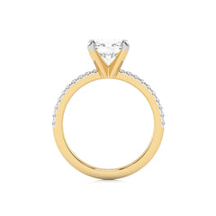 2 1/5 CT. Round Lab Created Diamond Engagement Ring