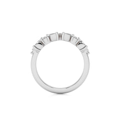 1/2 CT. Marquise and Round Lab Created Diamond Band