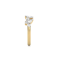 1/2 CT. Marquise and Round Lab Created Diamond Band