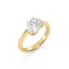 1 CT. Three Stone Lab Created Diamond Ring