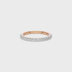 1/4 CT. Round  Lab Created Diamond Half Eternity Band