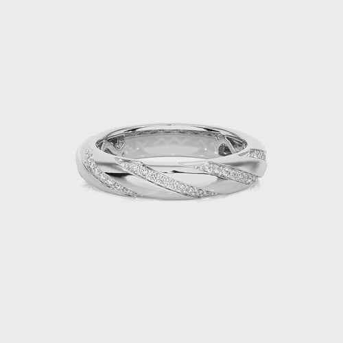 1/6 CT. Round Natural Diamond Wedding Band Ring