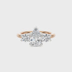 Classic Three-Stone Diamond Engagement Ring