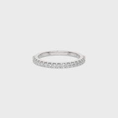 1/4 CT. Round  Lab Created Diamond Half Eternity Band