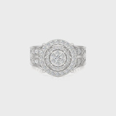 1 1/4 CT.Round Lab Created Diamond Ring