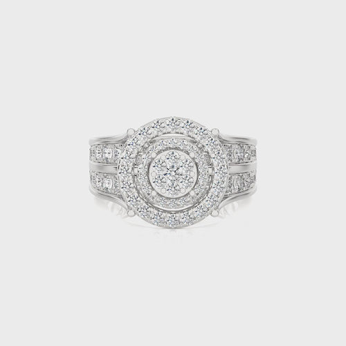 1 1/4 CT.Round Lab Created Diamond Ring