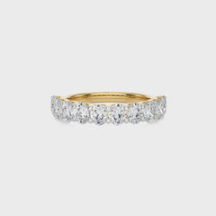 1/5 CT. Oval Lab Created Half Eternity Band