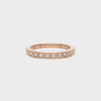 1/6 CT. Round Lab Created Diamond Half Eternity Band