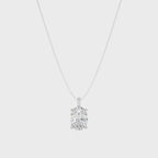 1 CT. Solitaire Oval  Lab Created Diamond Pendant