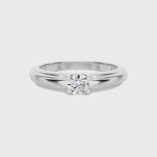 1/2 CT.Round Solitaire Men's Natural Diamond Ring