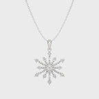 1/2 CT. The Sparkling Snowflake Lab Created Diamond Pendant
