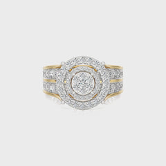 1 1/4 CT.Round Lab Created Diamond Ring