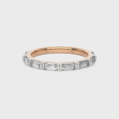 1/2 CT. Baguette Natural Diamond Wedding Band