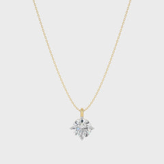 1 CT. Solitaire Round  Lab Created Diamond Pendant