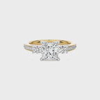 Classic Three-Stone Diamond Engagement Ring