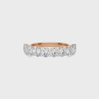 1/5 CT. Oval Lab Created Half Eternity Band