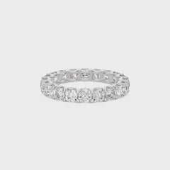 4 CT. Asscher Cut Lab created Diamond Full Eternity Band