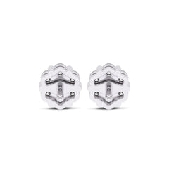 3/4 CT. Floral Cluster Natural Diamond Stud Earrings