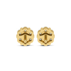 3/4 CT. Floral Cluster Stud Earrings