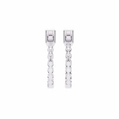 1 CT. Round Diamond Inside Out Hoop Earrings